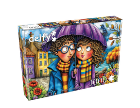 Under One Umbrella 1000 Piece Jigsaw Puzzle | Delfy - Jigsaw Puzzles - The Puzzle Center
