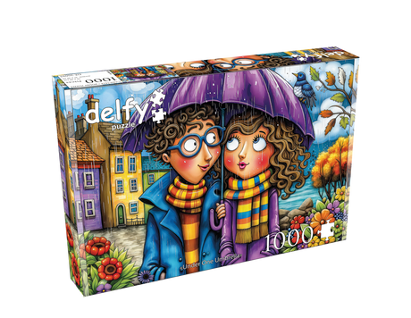 Under One Umbrella 1000 Piece Jigsaw Puzzle | Delfy - Jigsaw Puzzles - The Puzzle Center