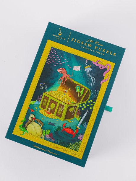 Underwater Treasure 500 Piece Jigsaw Puzzle | Good Juju Ink - Jigsaw Puzzles - The Puzzle Center