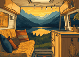 Van Life Vibes 1000 Piece Jigsaw Puzzle | Snappy Puzzles - Jigsaw Puzzles - The Puzzle Center