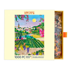 Village Vineyard 1000 Piece Jigsaw Puzzle | WerkShoppe - Jigsaw Puzzles - The Puzzle Center