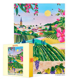 Village Vineyard 1000 Piece Jigsaw Puzzle | WerkShoppe - Jigsaw Puzzles - The Puzzle Center
