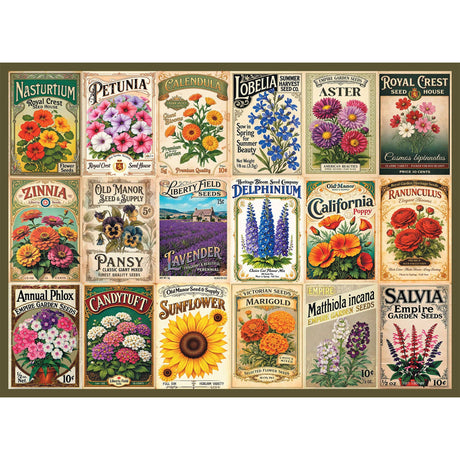 Vintage Blooms 1000 Piece Jigsaw Puzzle | Final Piece Puzzles - Jigsaw Puzzles - The Puzzle Center