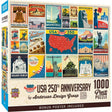 Vintage Posters - USA 250th Anniversary 1000 Piece Jigsaw Puzzle | Masterpieces - Jigsaw Puzzles - The Puzzle Center