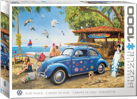 VW Beetle Surf Shack 1000 Piece Jigsaw Puzzle | Eurographics - Eurographics - Jigsaw Puzzles - The Puzzle Center