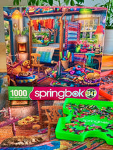 Weavers Cottage 1000 Piece Jigsaw Puzzle | Springbok Puzzles - Springbok Puzzles - Jigsaw Puzzles - The Puzzle Center