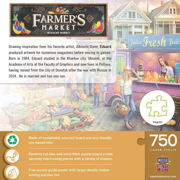 Weekend Market 750 Piece Jigsaw Puzzle | Masterpieces - Jigsaw Puzzles - The Puzzle Center