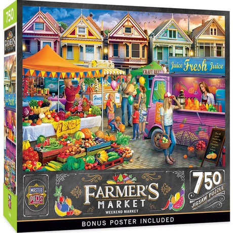Weekend Market 750 Piece Jigsaw Puzzle | Masterpieces - Jigsaw Puzzles - The Puzzle Center