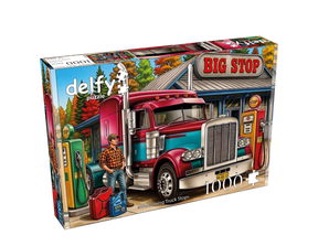 Welcoming Truck Stop 1000 Piece Jigsaw Puzzle | Delfy - Jigsaw Puzzles - The Puzzle Center