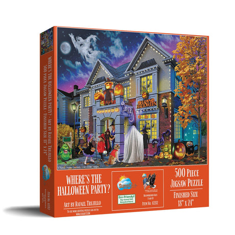 Where's the Halloween Party 500 Piece Jigsaw Puzzle | SunsOut - Jigsaw Puzzles - The Puzzle Center