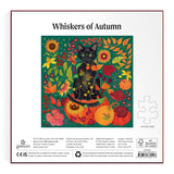 Whiskers of Autumn 500 Piece Foil Puzzle | Galison - Jigsaw Puzzles - The Puzzle Center