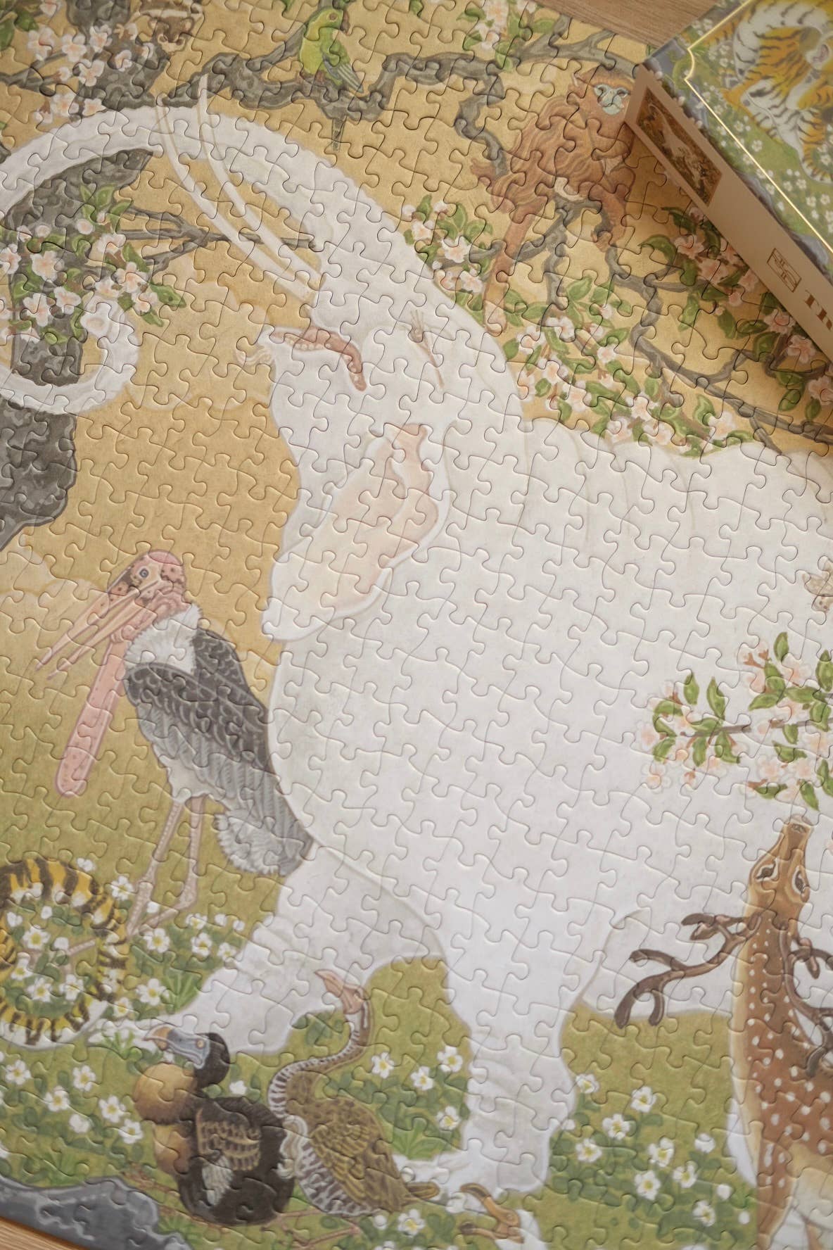 White Elephant and a Menagerie of Beasts 1000 Piece Jigsaw Puzzle | The Puzzle Theory - Jigsaw Puzzles - The Puzzle Center