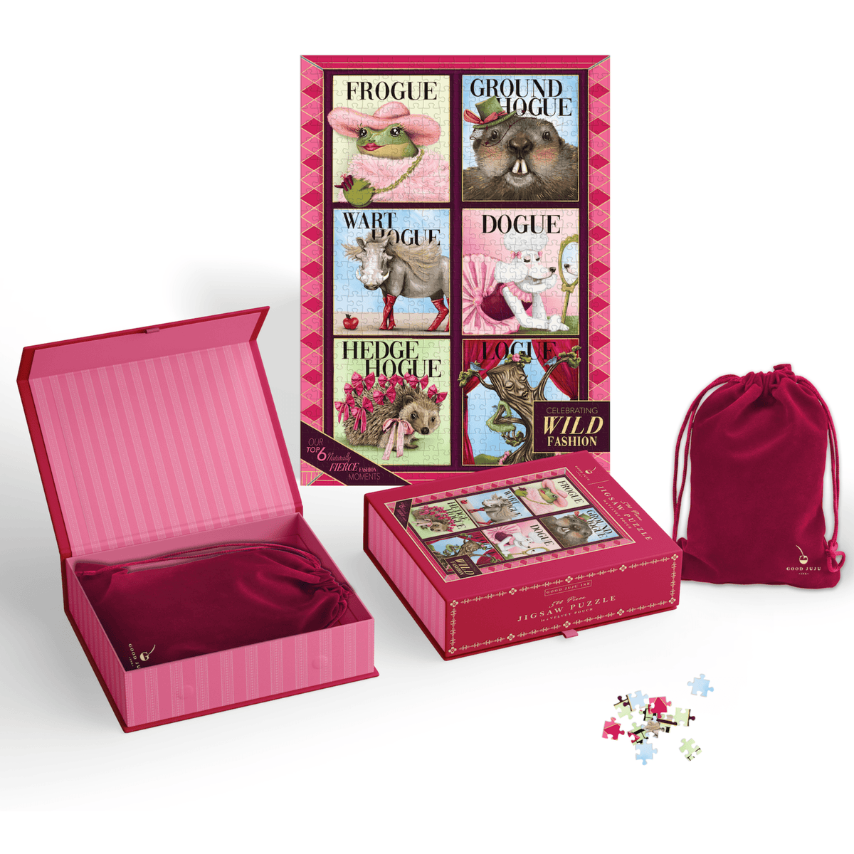 Wild Fashion 500 Piece Jigsaw Puzzle | Good Juju Ink - Jigsaw Puzzles - The Puzzle Center