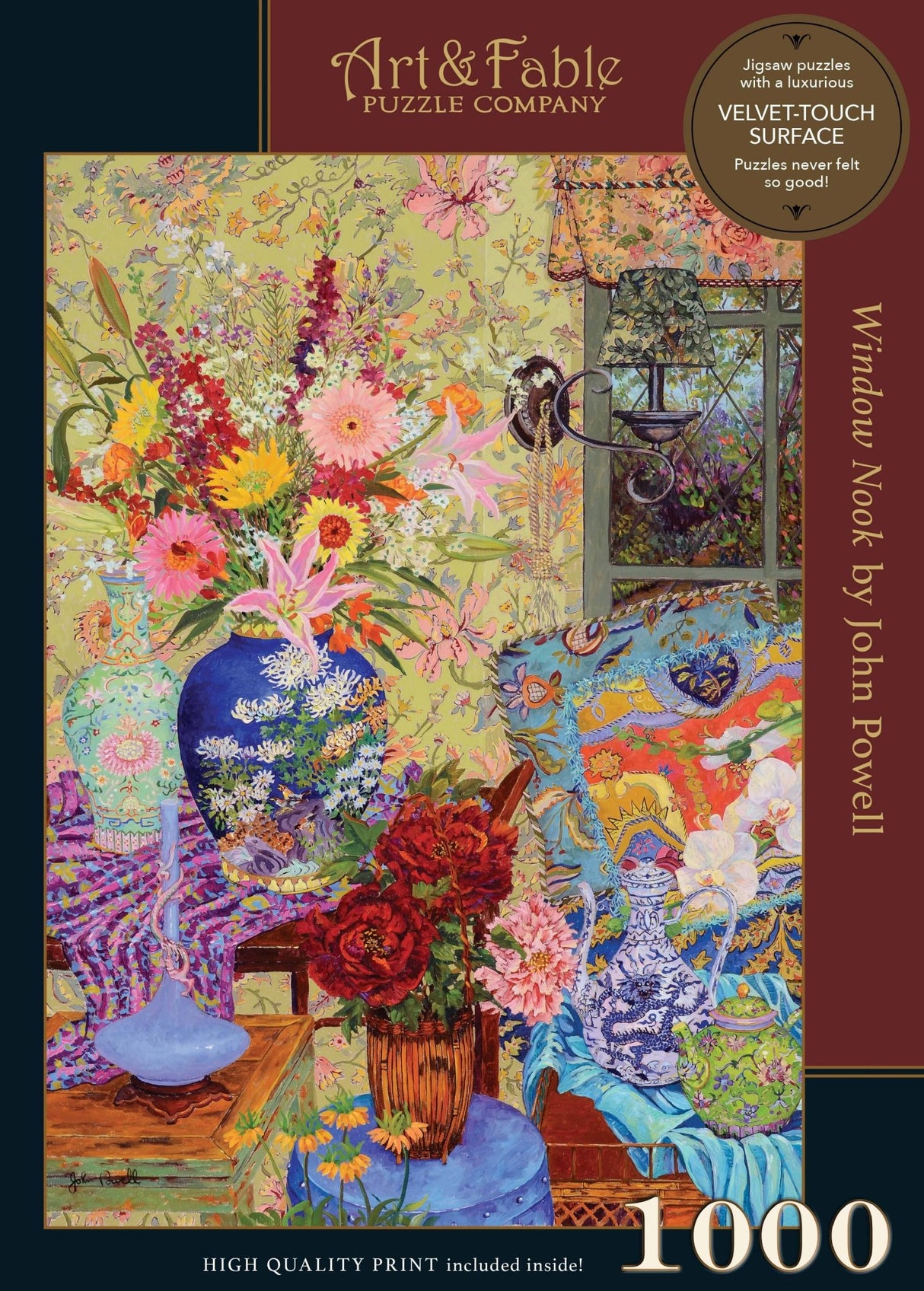 Window Nook 1000 Pieces Jigsaw Puzzle | Art & Fable - Jigsaw Puzzles - The Puzzle Center