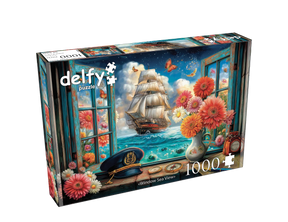 Window Sea View 1000 Piece Jigsaw Puzzle | Delfy Puzzles - Jigsaw Puzzles - The Puzzle Center