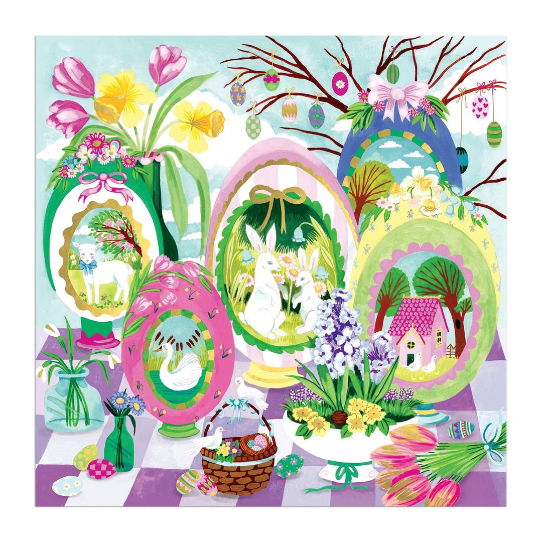 Windows To Spring 500 Piece Foil Jigsaw Puzzle | Galison - Jigsaw Puzzles - The Puzzle Center