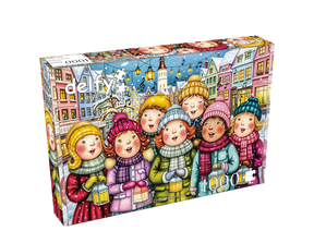 Winter Choir Harmony 1000 Piece Jigsaw Puzzle | Delfy - Jigsaw Puzzles - The Puzzle Center