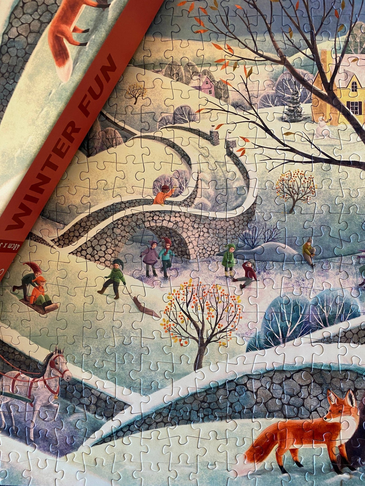 Winter Fun 500 Piece Jigsaw Puzzle | Penny Puzzle - Jigsaw Puzzles - The Puzzle Center