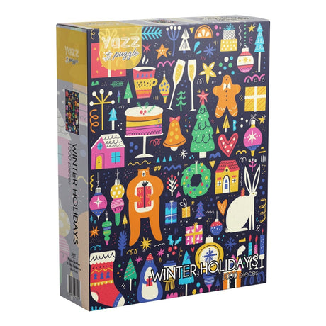 Winter Holidays 1000 Piece Jigsaw Puzzle | Yazz - Jigsaw Puzzles - The Puzzle Center