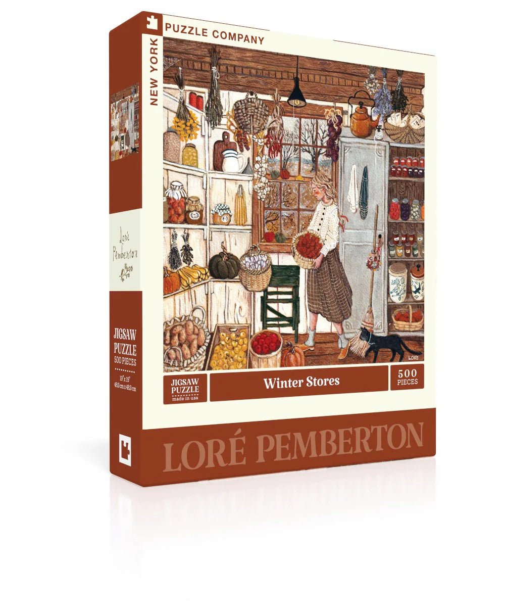 Winter Stores 500 Piece Jigsaw Puzzle | New York Puzzle Company - Jigsaw Puzzles - The Puzzle Center