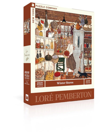 Winter Stores 500 Piece Jigsaw Puzzle | New York Puzzle Company - Jigsaw Puzzles - The Puzzle Center
