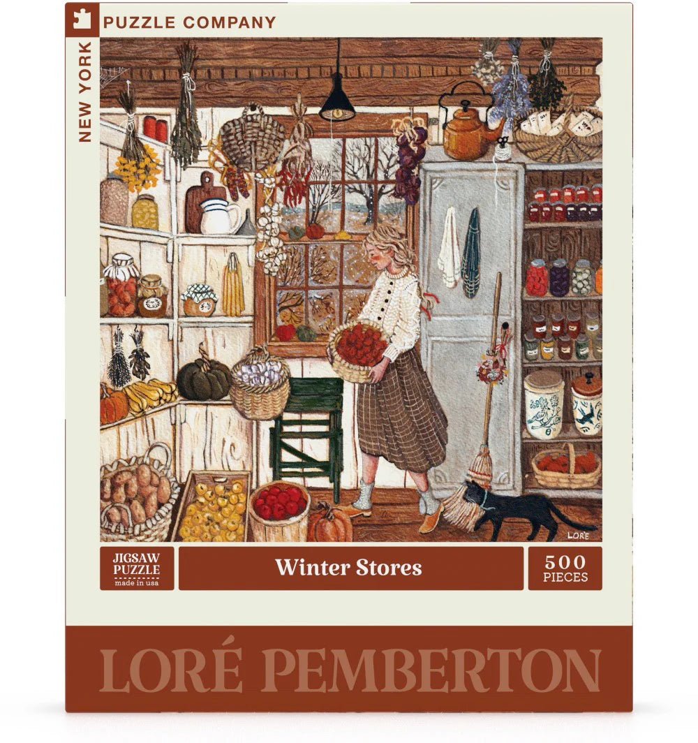 Winter Stores 500 Piece Jigsaw Puzzle | New York Puzzle Company - Jigsaw Puzzles - The Puzzle Center