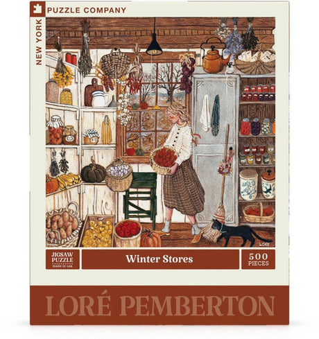 Winter Stores 500 Piece Jigsaw Puzzle | New York Puzzle Company - Jigsaw Puzzles - The Puzzle Center