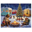 Woodland Christmas Campfire 1000 Piece Jigsaw Puzzle | Springbok Puzzles - Jigsaw Puzzles - The Puzzle Center