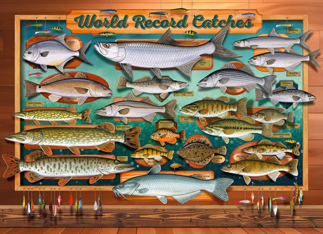 World Record Catches 500 Piece Jigsaw Puzzle | Cobble Hill - Jigsaw Puzzles - The Puzzle Center