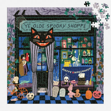 Ye Olde Spooky Shoppe 500 Piece Jigsaw Puzzle | Galison - Jigsaw Puzzles - The Puzzle Center