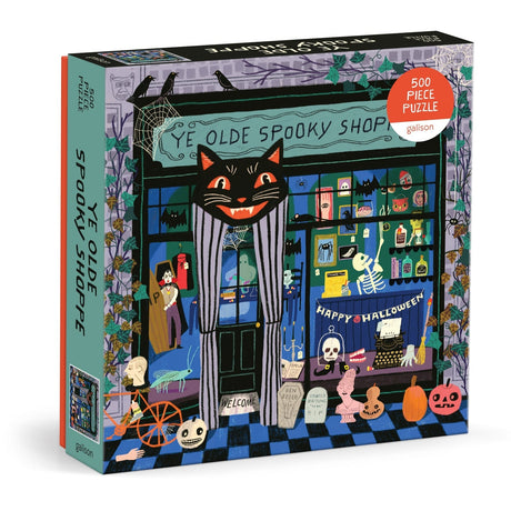 Ye Olde Spooky Shoppe 500 Piece Jigsaw Puzzle | Galison - Jigsaw Puzzles - The Puzzle Center