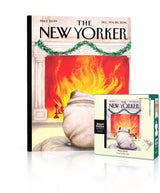 Yule Dog 100 Piece Mini Jigsaw Puzzle | New York Puzzle Company