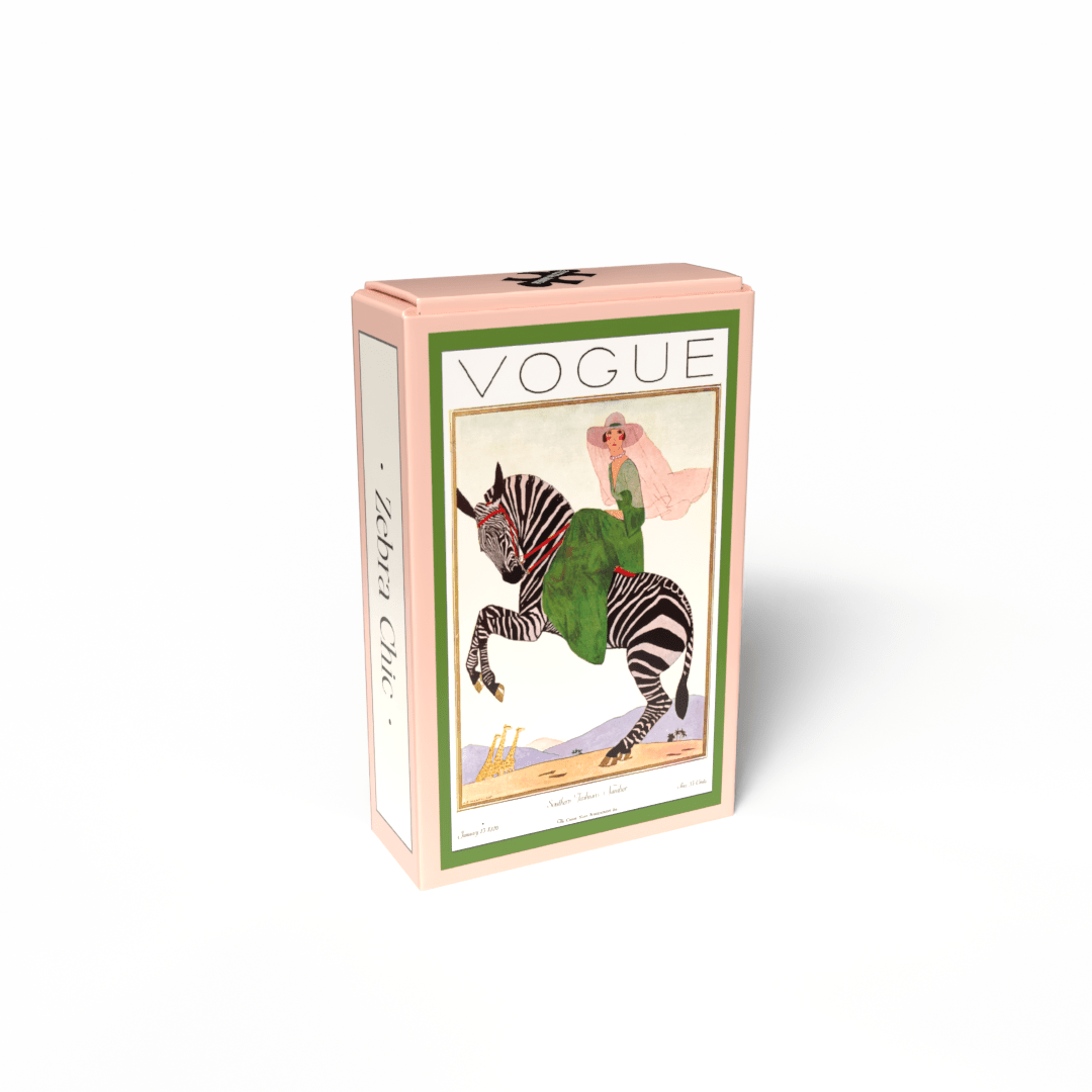 Zebra Chic 99 Piece Jigsaw Puzzle | Penny Puzzle - Jigsaw Puzzles - The Puzzle Center