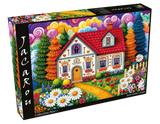 Zesty Garden Cottage 1000 Piece Jigsaw Puzzle | JaCaRou - Jigsaw Puzzles - The Puzzle Center
