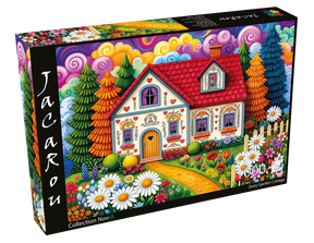 Zesty Garden Cottage 1000 Piece Jigsaw Puzzle | JaCaRou - Jigsaw Puzzles - The Puzzle Center