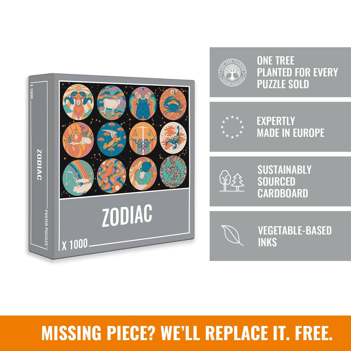 Zodiac 1000 Pieces Jigsaw Puzzle | Cloudberries - Jigsaw Puzzles - The Puzzle Center
